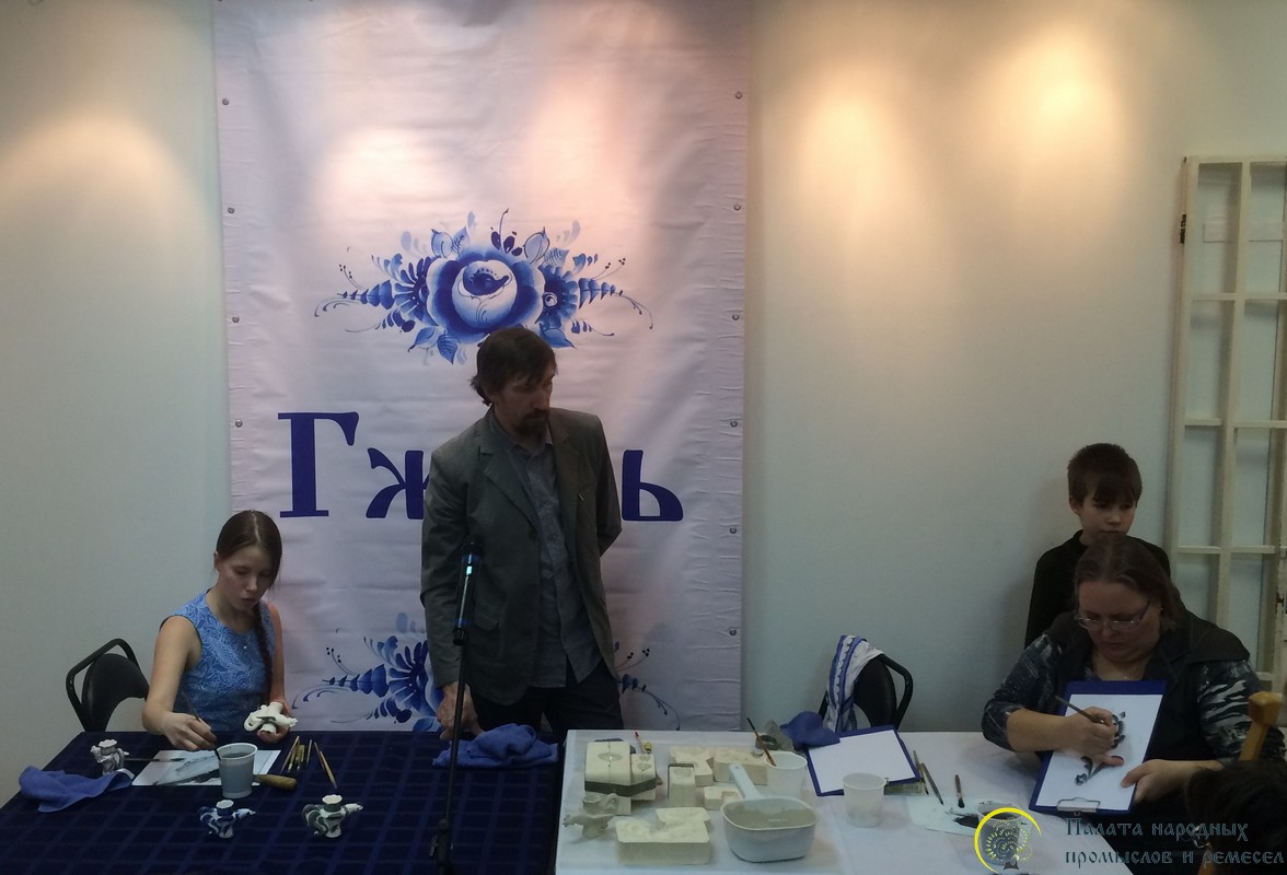 торжественное открытие Выставки «Гжельские традиции»